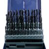 Jobber Drill Set, 1mm to 6mm x 0.10mm, Rolled Forged, Metric, High Speed Steel, Set of 51 thumbnail-1