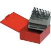 Jobber Drill Set, No.1 to No.60,  Standard Length, Gauge, High Speed Steel, Set of 60 thumbnail-0