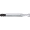 Short Slot Drill, 1/4in., 2fl, Threaded Shank, High Speed Steel, Bright thumbnail-0