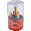 Spot Drill Set, 4mm to 12mm, TiN-Tipped, Set of 5 thumbnail-2