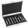 8-PCE DOUBLE CUT BURR SET CUT 6 6mm SHANK thumbnail-1