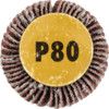 Flap Wheel, 30 x 10mm, P80, Aluminium Oxide, 6mm Shank thumbnail-1