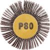 Flap Wheel, 40 x 10mm, P80, Aluminium Oxide, 6mm Shank thumbnail-1