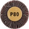 Flap Wheel, 40 x 20mm, P80, Aluminium Oxide, 6mm Shank thumbnail-1