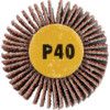 Flap Wheel, 40 x 25mm, P40, Aluminium Oxide, 6mm Shank thumbnail-1