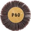 Flap Wheel, 60 x 30mm, P60, Aluminium Oxide, 6mm Shank thumbnail-1