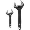 Wide Jaw Adjustable Spanner Set, Steel, Set Of 2 thumbnail-1