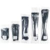 Cable Ties, Black, 4.8mm Dia. & Assorted Length (Pk-500) thumbnail-1