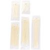 Cable Ties, Natural, 4.8mm Dia. & Assorted Length (Pk-500) thumbnail-0