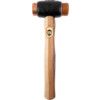 Copper / Rawhide Hammer, 37g, Wood Shaft, Replaceable Head thumbnail-0