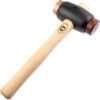 Copper / Rawhide Hammer, 84g, Wood Shaft, Replaceable Head thumbnail-1