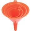 Funnel Set, Various Sizes, Polyethylene, Straight Rigid Spout, 4 Piece thumbnail-1