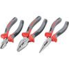 Pliers Set, Smooth/Serrated, Chrome Vanadium Steel, Set of 3 thumbnail-1