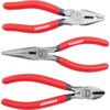 160mm, Diagonal Cutting Pliers Set, Jaw Serrated/Smooth thumbnail-0