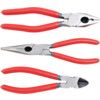 205mm, Diagonal Cutting Pliers Set, Jaw Serrated/Smooth thumbnail-1