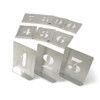 0 to 9, Zinc, Stencil, 150mm, Set of 10 thumbnail-0