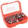 32 Piece Crosspoint/Hexagon/Pozidrive/Slotted/Square/Torx Screwdriver Bit Set thumbnail-0