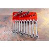 Metric, Ratchet Spanner Set, 10 - 19mm, Set of 23, Chrome Vanadium Steel thumbnail-4