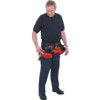 Tool Belt, Nylon/Polyester, Red/Black, 5 Pockets thumbnail-2