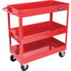 Tool Tray Trolley, Steel, 136kg, 2 x Braked Swivel Castors/2 x Swivel Castors, 737mm x 383mm x 663mm thumbnail-0