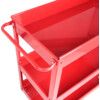 Tool Tray Trolley, Steel, 136kg, 2 x Braked Swivel Castors/2 x Swivel Castors, 737mm x 383mm x 663mm thumbnail-2