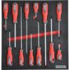 12 Piece Pro-Torq Screwdriver Set in 2/3 Width Foam Inlay for Tool Cabinets thumbnail-0