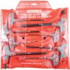 Hex Key, T-Handle, Ballend, Metric, 2-10mm, 8-piece thumbnail-1