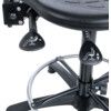 HIGH INDUSTRIAL POLYURETHANE CHAIR BLACK thumbnail-2