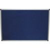 FELT NOTICE BOARD 900x600 mm BLUE ALUMINIUM TRIM thumbnail-0