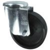 Swivel Bolt Hole, Unbraked, Castor, 125mm, Thermoplastic, Black thumbnail-0
