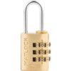 Combination Padlock, Brass, Bronze, 20mm Width, Weatherproof thumbnail-0