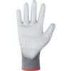 Cut Resistant Gloves, 18 Gauge Cut F, Size 8, Grey, Polyurethane Palm, EN388: 2016 thumbnail-2