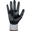 Cut Resistant Gloves, 13 Gauge Cut B, Size 9, Black & Grey, Nitrile Foam Palm, EN388: 2016, Pack of 12 Pairs thumbnail-2