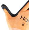 Cut Resistant Gloves, 13 Gauge Cut B, Size 6, Black & Orange, Nitrile Foam Palm, EN388: 2016 thumbnail-3