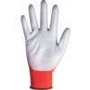 Mechanical Hazard Gloves, Red/Grey, Nylon Liner, Polyurethane Coating, EN388: 2016, 4, 1, 2, 1, Size 11 thumbnail-2