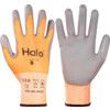 Cut Resistant Gloves, 13 Gauge Cut B, Size 7, Grey & Orange, Nylon-PU Palm, EN388: 2016 thumbnail-0