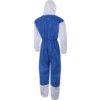 Disposable Hooded Coveralls, Type 5/6, White/Blue, 2XL, 52-54" Chest thumbnail-1