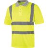 Hi-Vis Polo Shirt, Yellow, Small, Short Sleeve, EN20471 thumbnail-0