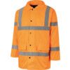 Hi-Vis Waterproof Jacket, 6XL, Orange, Polyester, EN20471 thumbnail-0