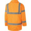 Hi-Vis Waterproof Jacket, 4XL, Orange, Polyester, EN20471 thumbnail-1