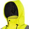 Hi-Vis Bomber Jacket, Small, Yellow, Polyester, EN20471 thumbnail-2