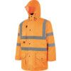 Hi-Vis Reversible Coat, 5-in-1, Waterproof, 3XL, Orange, Polyester, EN20471 thumbnail-1