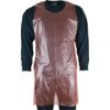 Disposable Apron, Red, Polythene, One Size thumbnail-0