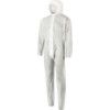 Chemical Protective Coveralls, Disposable, White, Polypropylene, Zipper Closure, Chest 38-40", M thumbnail-0
