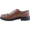 Unisex Composite Brogue Safety Shoes, Size 12, Brown, Leather Upper, Composite Toe Cap, S3, EN ISO 20345:2011 thumbnail-2