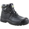 Safety Boots, Size, 4, Black, Leather Upper, Steel Toe Cap thumbnail-0