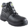 Safety Boots, Size, 13, Black, Leather Upper, Composite Toe Cap thumbnail-0