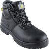 Safety Boots, Size, 4, Black, Leather Upper, Steel Toe Cap thumbnail-0