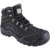 Safety Boots, Size, 4, Black, Leather Upper, Composite Toe Cap thumbnail-0