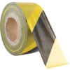 Non-Adhesive, Barrier Tape, PVC, Black/Yellow, 75mm x 500m thumbnail-0